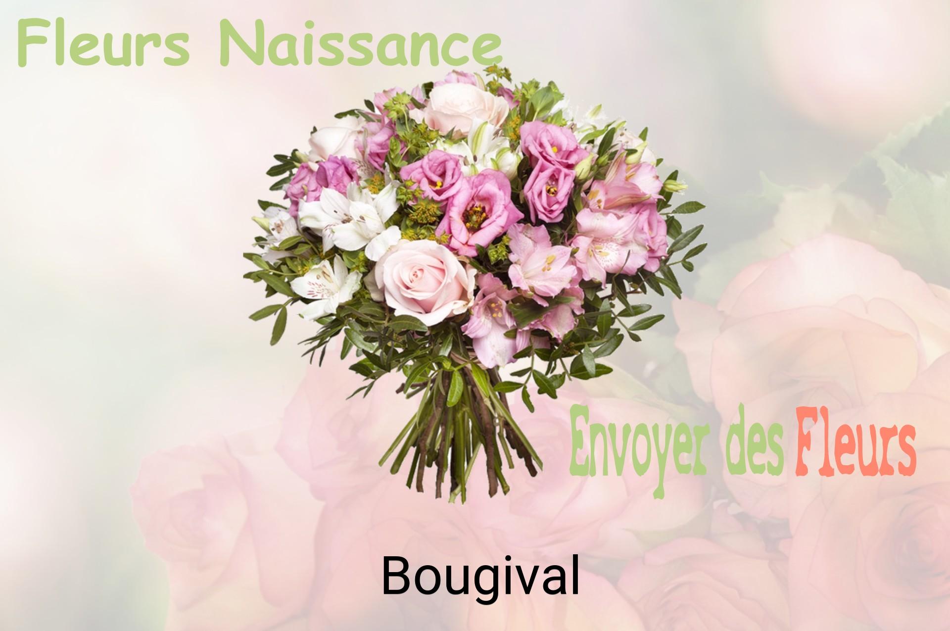 Bouquet de fleurs de naissance livré à Bougival